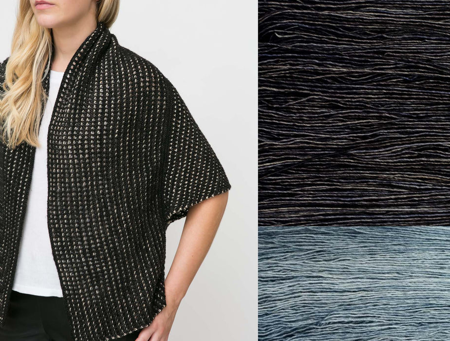 Knitting Kit - Hide & Peek Shrug (S/M, M/L)