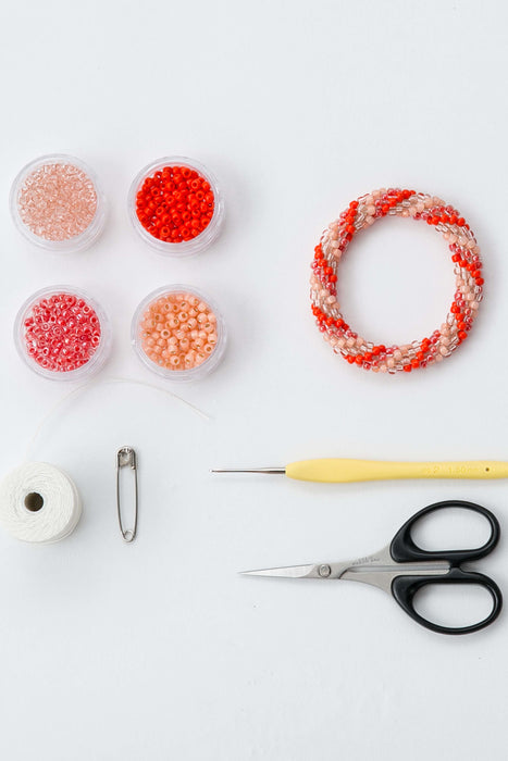 Private Tubular Bead Crochet Bracelet - Virtual