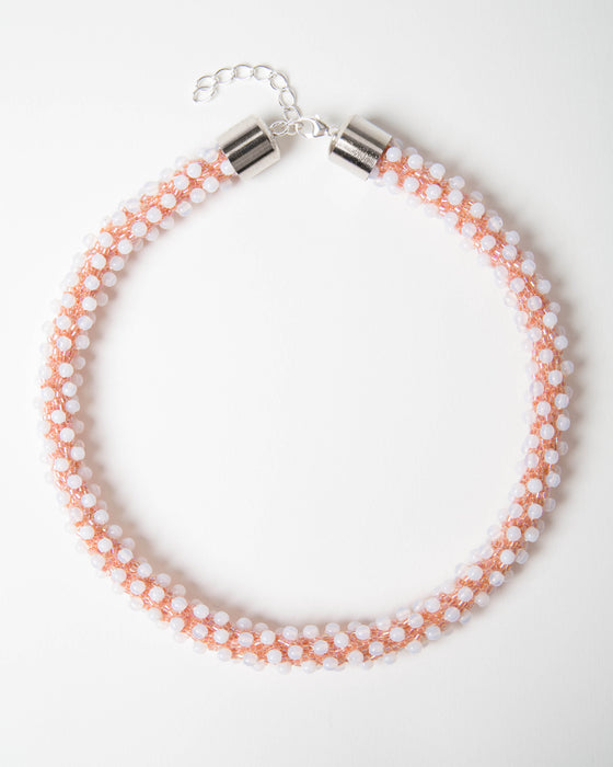Polka Dot Rope Necklace